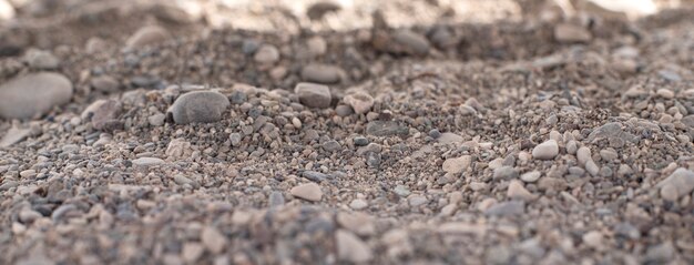 Imagem de fundo de pequenas pedras. pebbles. macro