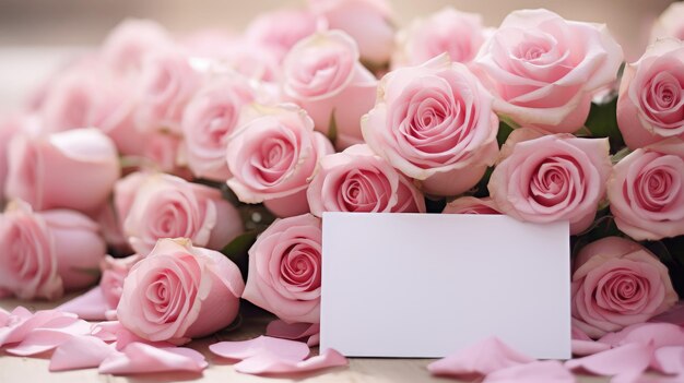 Foto imagem de fundo de rosas cor-de-rosa