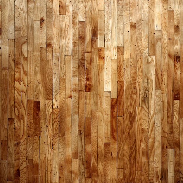 Imagem de fundo do chão de basquete de madeira de bordo Ai gerada por arte