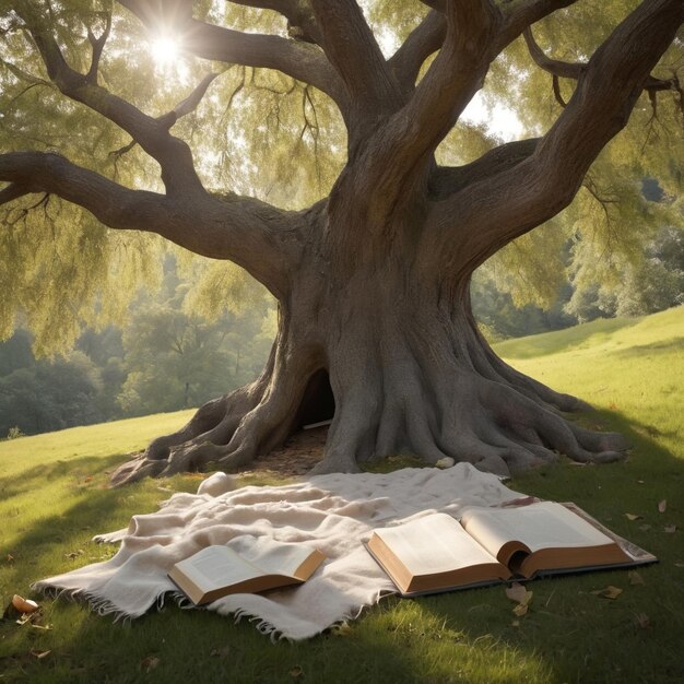 Foto imagem de fundo do dia mundial do livro