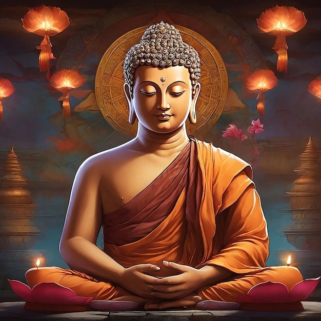 Foto imagem de gautama buda