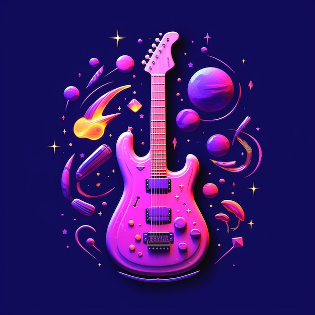 imagem de guitarra