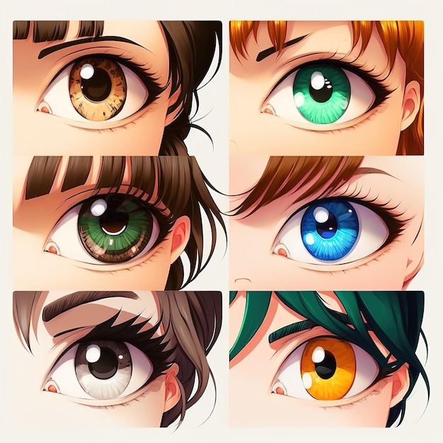 Vetores de Olhos De Emoções De Meninas Anime e mais imagens de Estilo Mangá  - Estilo Mangá, Olho, Revista em quadrinhos - Produção artística - iStock