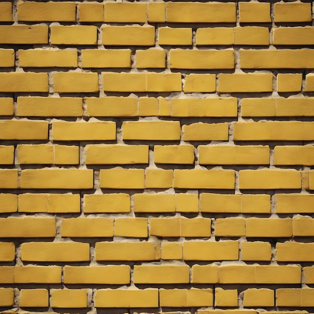 Foto imagem de textura de tijolo amarelo