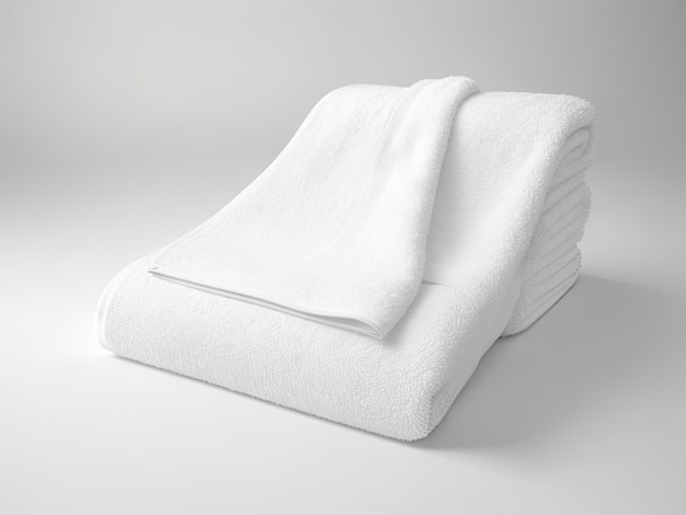 imagem de toalha de maquete em branco generativa ai