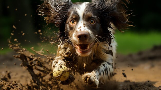 Imagem de um cão bonito