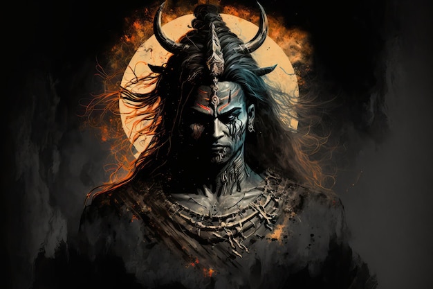 Imagem de um conceito para Maha Shivaratri