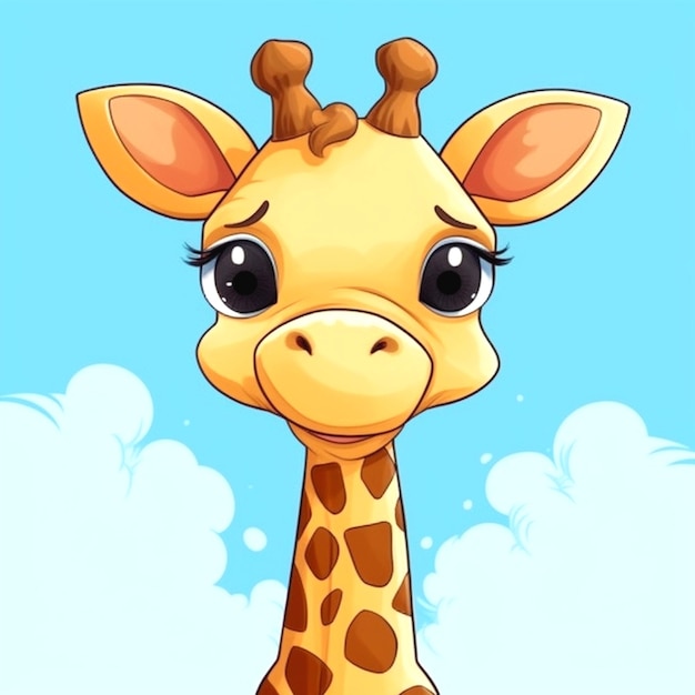 Foto imagem de uma girafa