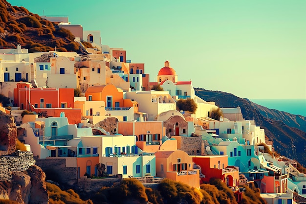 Imagem de vilas e casas panorâmicas em Santorini