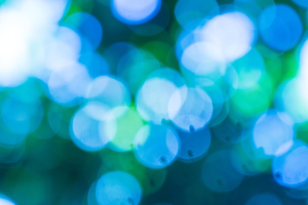 Imagem desfocada de luzes iluminadas