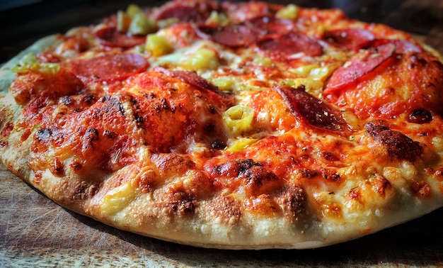Imagem detalhada de pizza