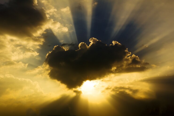 Foto imagem do brilho do sol