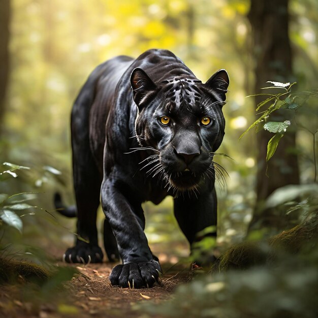 Foto imagem do dia mundial da vida selvagem da pantera