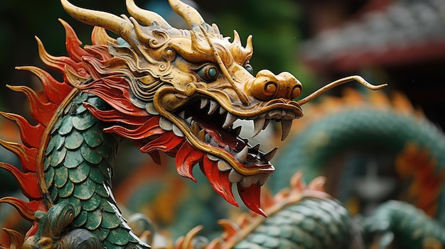Imagem do dragão chinês tradicional