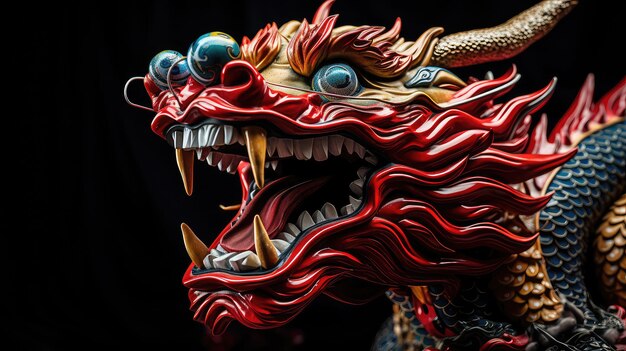 Foto imagem do dragão chinês tradicional