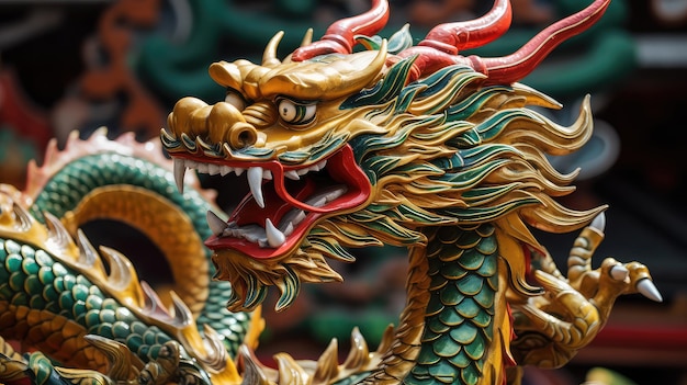 Imagem do dragão chinês tradicional