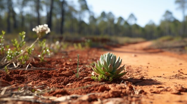 Foto imagem do espaço de cópia de terra de seca 3d uhd wallpaper