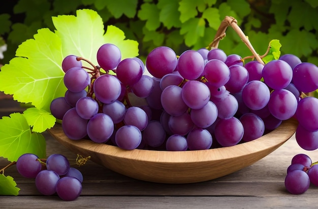 Imagem do produto de uvas adequada para publicidade ou embalagem