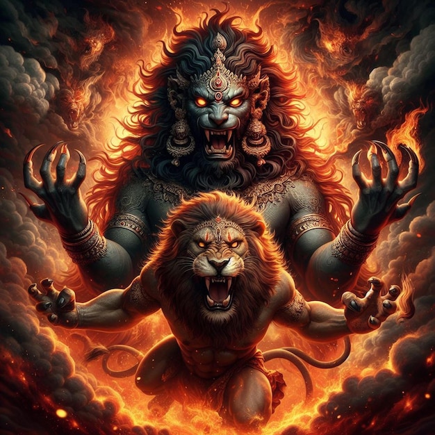 Imagem do Senhor Narasimha