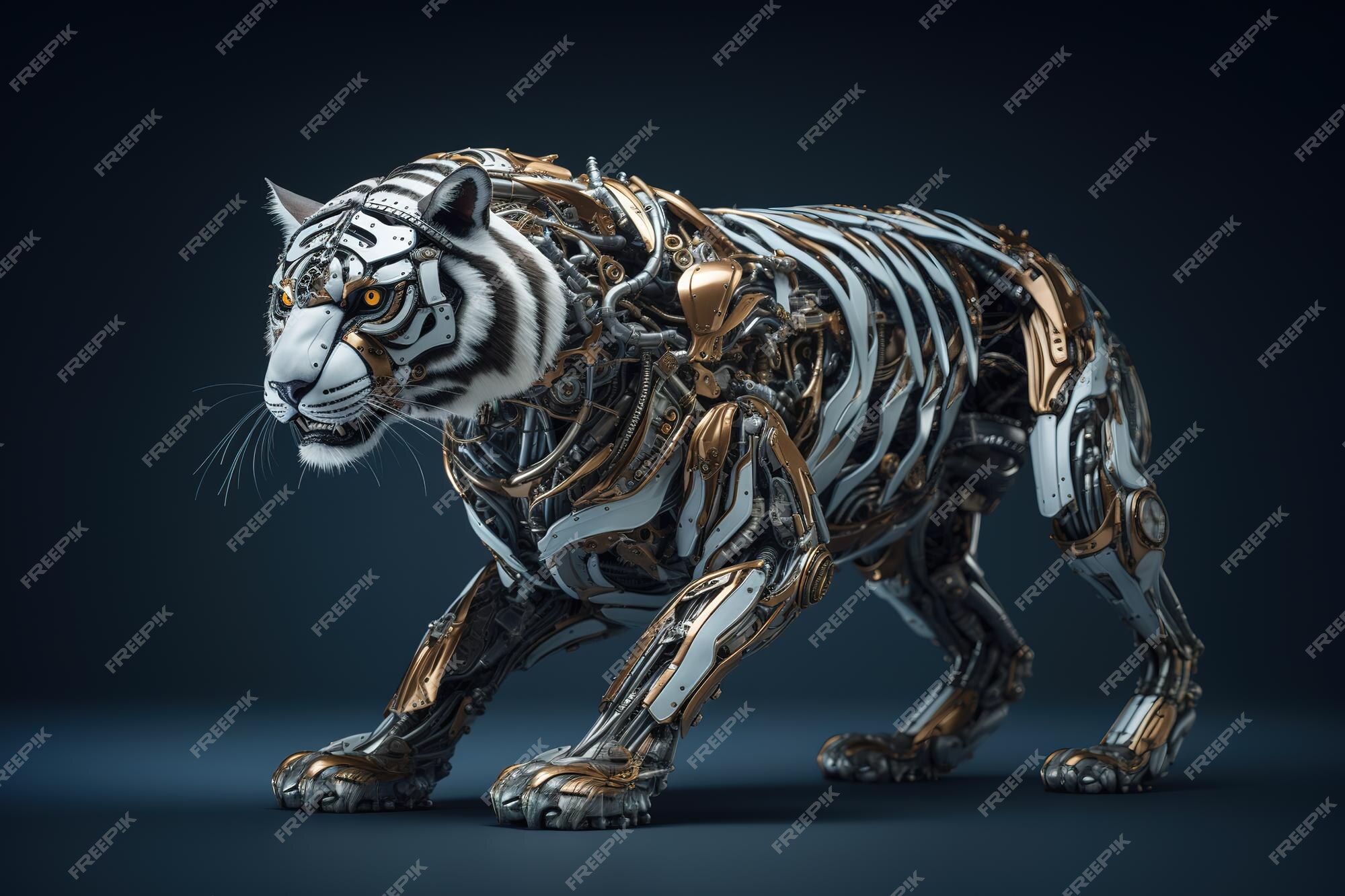 Tigre Deitado 3D model - Baixar Animais no