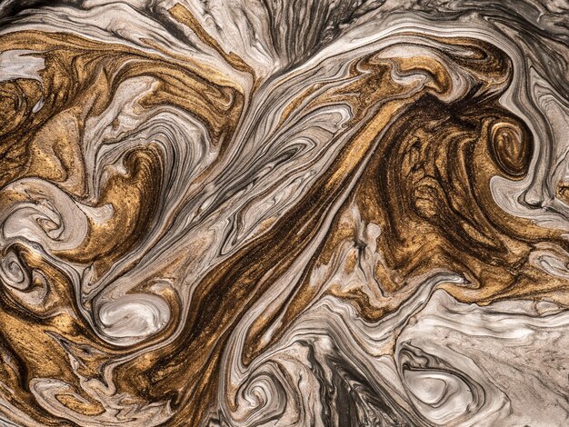 Imagem em close-up de uma foto de pintura abstrata