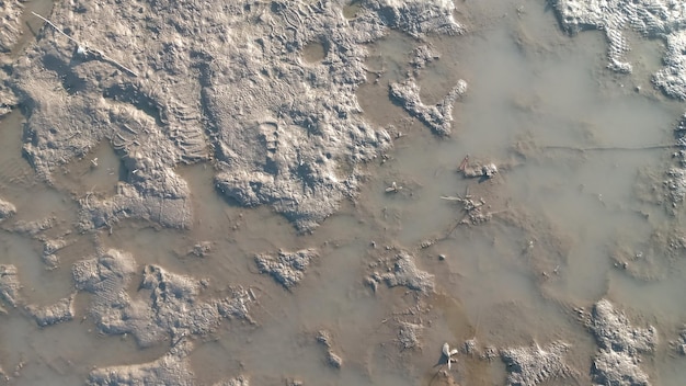 Imagem embaçada do padrão de areia Fundo abstrato da natureza