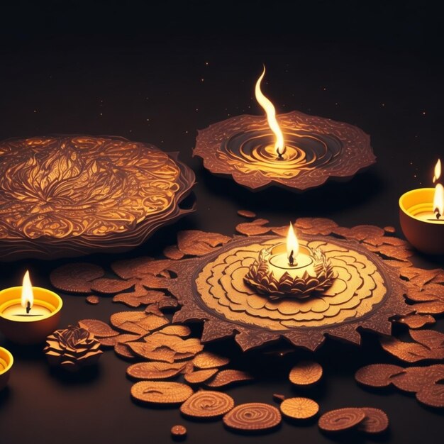 imagem feliz de diwali