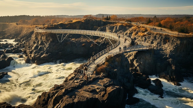 imagem fotográfica de papel de parede HD de gulfoss