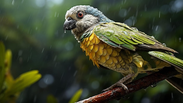 imagem fotográfica de papel de parede HD de papagaio neotropical