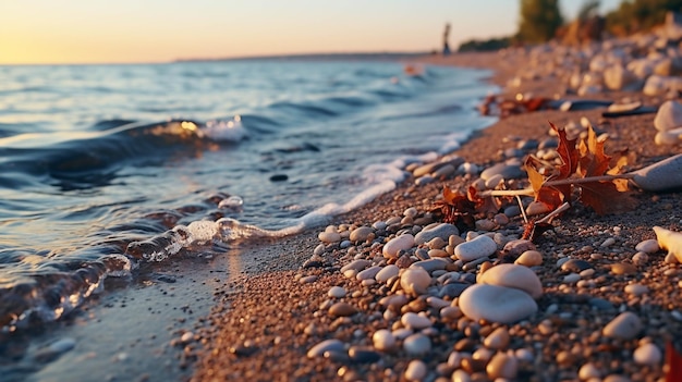 imagem fotográfica de papel de parede HD de praia