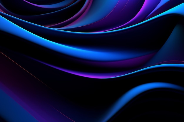 Imagem grátis Dynamic Blue and Purple 3D Vector Background Vibrant Visuals for Creative Designs (Fondo vetorial dinâmico azul e roxo 3D)