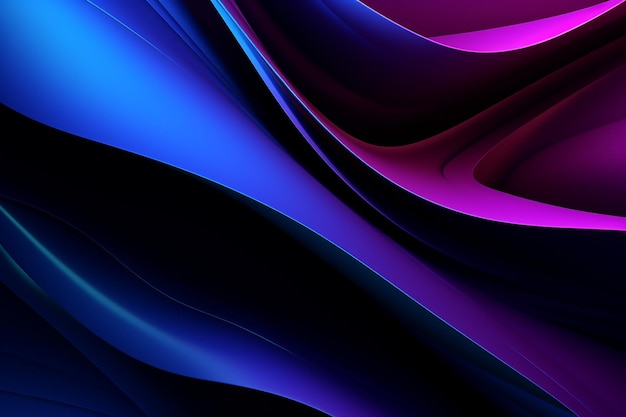 Imagem grátis Dynamic Blue and Purple 3D Vector Background Vibrant Visuals for Creative Designs (Fondo vetorial dinâmico azul e roxo 3D)