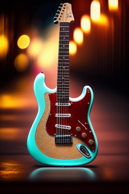 Imagem Guiter gerada Ai