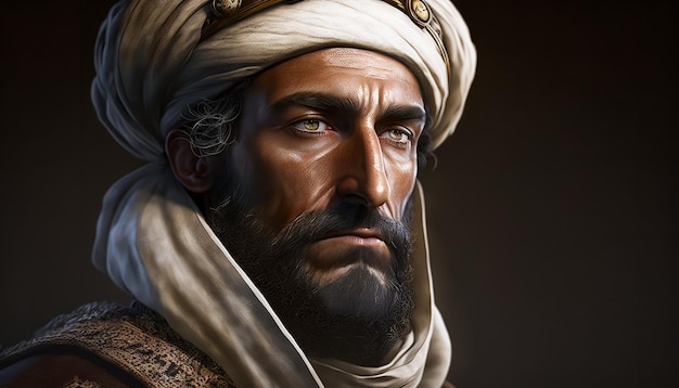 imagem imaginária dos sultões e príncipes da dinastia Umayyad governante