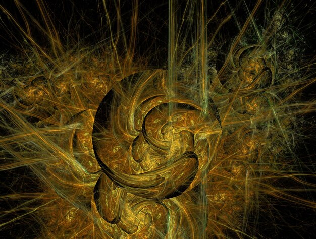 Imagem imaginativa de fundo abstrato do fractal