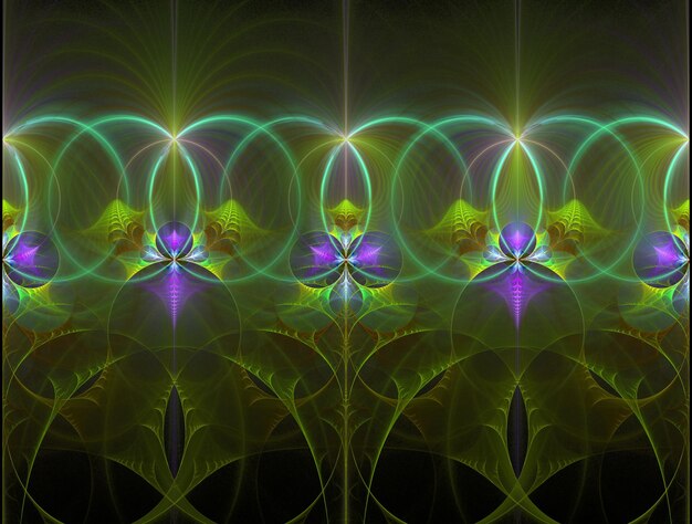 Imagem imaginativa de fundo abstrato do fractal