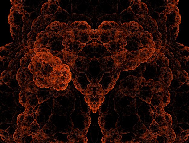 Imagem imaginativa de fundo abstrato do fractal