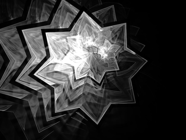 Imagem imaginativa de fundo abstrato do fractal