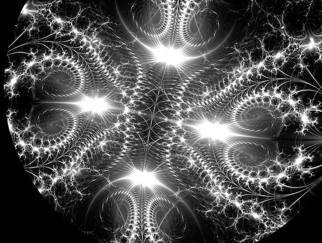 Imagem imaginativa de fundo abstrato do fractal