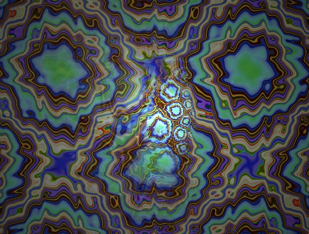 Imagem imaginativa de fundo abstrato do fractal