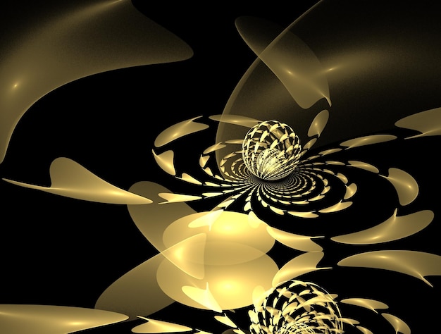 Imagem imaginativa de fundo abstrato do fractal