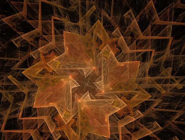 Imagem imaginativa de fundo abstrato do fractal