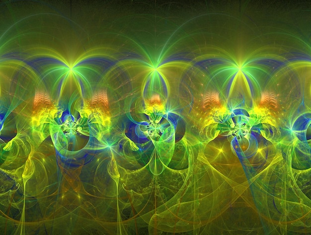 Imagem imaginativa de fundo abstrato do fractal