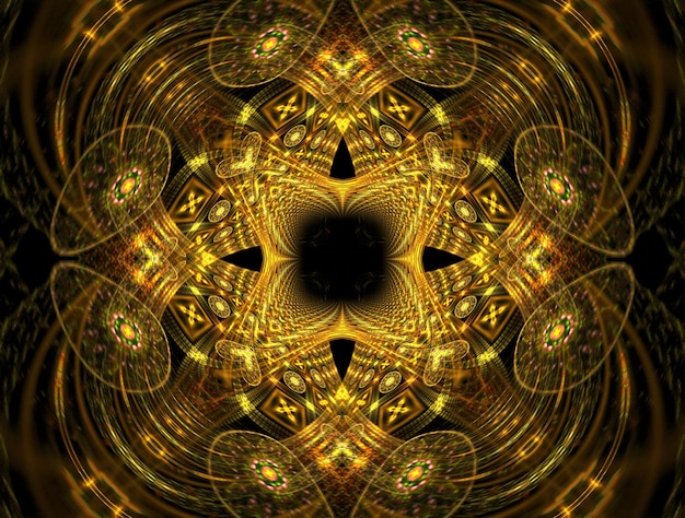 Imagem imaginativa de fundo abstrato do fractal