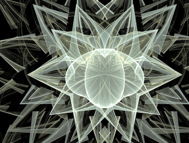 Imagem imaginativa de fundo abstrato do fractal