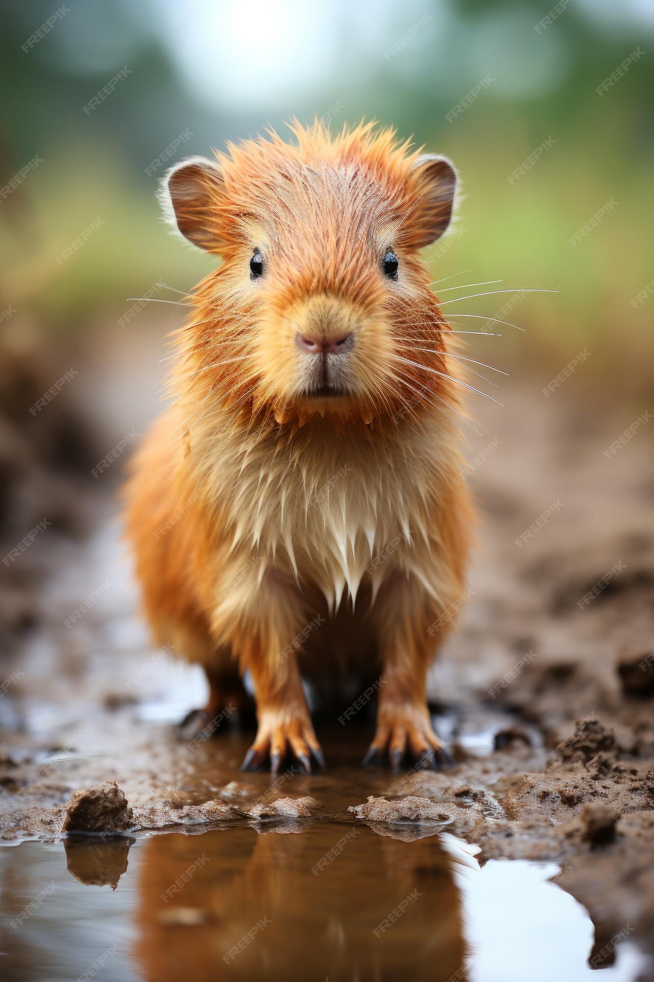 capivara desenho realista