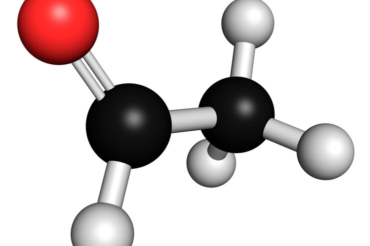 Foto imagen 3d de la fórmula esquelética de formamida estructura química molecular del carbamaldehído aislado sobre un fondo blanco