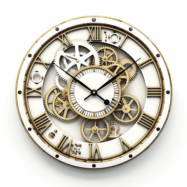 Foto imagen en 3d del reloj elegante renderizado hecho con ia generativa