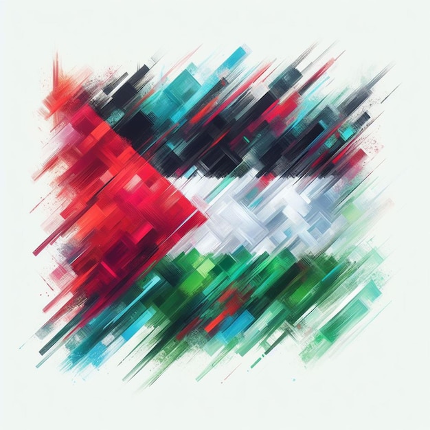 Foto imagen abstracta de la bandera palestina