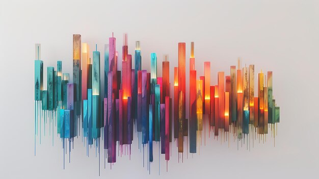 una imagen abstracta de colores de un fondo abstracto de colores con una imagen colorida de un vidrio multicolor